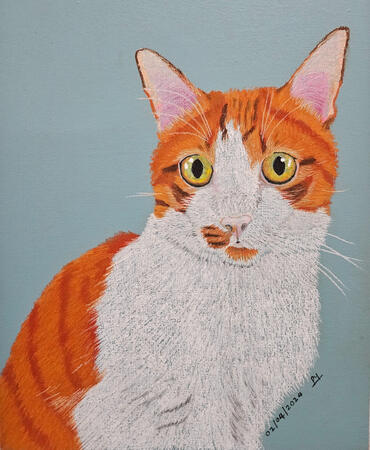 "Jellybean" soft pastel painting