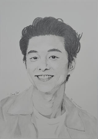 &quot;Gong Yoo&quot; graphite drawing